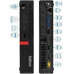 Lenovo ThinkCentre Mini PC M920q Tiny Micro Computer, Intel i5-8600T 32GB RAM New 1TB NVMe M.2 SSD+New 1TB SSD,AX210 Wi-Fi 6E BT HDMI Type-C DP, Win11 Pro Business Desktop (Renewed)