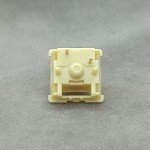Tecsee Mechanical Keyboard Silent Shaft Switch Lubricated, Silent Tactile Low Profile Yellow Medium Switch for Tablet Notebook Desktop Computer Peripheral Keyboard(70PCS Tactile)