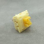 Tecsee Mechanical Keyboard Silent Shaft Switch Lubricated, Silent Tactile Low Profile Yellow Medium Switch for Tablet Notebook Desktop Computer Peripheral Keyboard(70PCS Tactile)