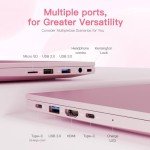 15.6-FHD-Laptop Student-Laptop, 16GB RAM 1TB SSD, Intel Pentium Quad-Core N100 Processor (Up to 3.4GHz) Backlit Keyboard Fingerprint WiFi 6 BT5.2 Business-Laptop, 2 Years Warranty Windows 11 Laptop