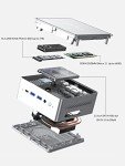 MINISFORUM Mini PC NAB9 Intel Core i9-12900HK 14 Cores/20 Threads,up to 5.0GHz 32GB RAM 1TB PCIe4.0 SSD,Dual 2.5 G RJ45 LAN Mini Computer,2 x HDMI/USB-C(4K@60Hz),7X USB Ports,Mini Computer