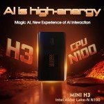 JINGSHA Mini PC Windows11 Pro,16GB DDR5 512GB M.2 SSD Mini Computers,Intel N100 Micro PC,Dual 4K HDMI/USB-C,WiFi6,BT5.2,VESA,Compact Desktop Computer for NAS Home Office, Gaming,Business Small pc