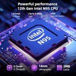 jumper 16 Inch Laptop, 4-Core N95 Processor, Up to 3.4Ghz, 16GB RAM, 640GB Storage,1200p FHD IPS Display, Windows 11 Computer, Office 365 1-Year Subscription, WiFi-6, 38Wh Battery.