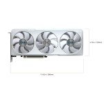 GIGABYTE GeForce RTX 5070 Eagle OC ICE SFF 12G Graphics Card, 12GB 192-bit GDDR7, PCIe 5.0, WINDFORCE Cooling System, GV-N5070EAGLEOC ICE-12GD Video Card