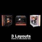 be quiet! Light Base 900 DX White PC case | Fully Windowed Front and Side Panel | Dual Chamber | ARGB LED Strip | Inverted and Horizontal Layout Customizable | E-ATX Motherboard Compatible | BGW70