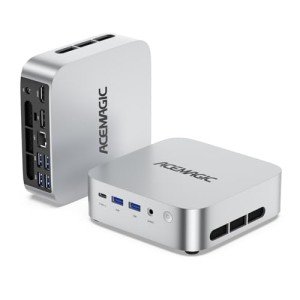 ACEMAGICIAN M1 Mini Gaming PC AMD Ryzen 7 6800H Mini PC 32GB DDR5 1TB SSD Mini Computers (8C/16T, up to 4.7GHz), 4K Triple Display Mini Desktop Computers 3.2 Type-C/LAN 2.5G/BT5.2/WiFi 6/Dual Channel