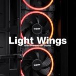 be quiet! Light Base 900 DX White PC case | Fully Windowed Front and Side Panel | Dual Chamber | ARGB LED Strip | Inverted and Horizontal Layout Customizable | E-ATX Motherboard Compatible | BGW70