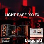 be quiet! Light Base 900 DX White PC case | Fully Windowed Front and Side Panel | Dual Chamber | ARGB LED Strip | Inverted and Horizontal Layout Customizable | E-ATX Motherboard Compatible | BGW70