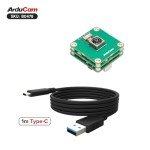 Arducam USB 3.0 Camera, 120fps High-Speed USB Camera Module, IMX586 48MP High-Resolution Webcam with 78°(D) Motorized Focus Lens and Metal Case, Compatible with Windows and Linux OS