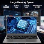 Naclud 17.3" Windows 11 Laptop with 12GB RAM