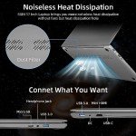 Naclud 17.3" Windows 11 Laptop with 12GB RAM