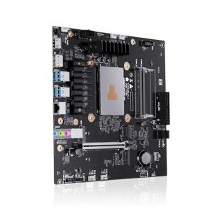 MINISFORUM BD795m Motherboard AMD Ryzen 9 7945HX(16C/32T) Gaming Mini PC Without RAM/SSD/OS, 2XDDR5 Slots, 2XPCIe4.0 SSD, M.2 2230 Slot, 8K Output HDMI/DP, PCIe 4.0x16 Slot