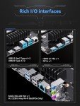 MINISFORUM BD795m Motherboard AMD Ryzen 9 7945HX(16C/32T) Gaming Mini PC Without RAM/SSD/OS, 2XDDR5 Slots, 2XPCIe4.0 SSD, M.2 2230 Slot, 8K Output HDMI/DP, PCIe 4.0x16 Slot