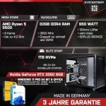 Compact Gaming PC with Ryzen 5 and RTX 3050