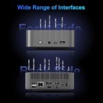 Beelink SER8 Mini PC AMD Ryzen 7 8745HS(Max 4.9GHz), 24GB DDR5 1TB PCIE4.0 SSD Mini Computer, AMD Radeon 780M Graphics 12 core 2600MHz Gaming PC,Triple Display USB4/DP/HDMI, 2.5G LAN Micro PC