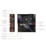 GIGABYTE Z890 AORUS Xtreme AI TOP Intel Core Ultra (Series 2) LGA 1851 Motherboard, E-ATX, DDR5, 4X M.2, PCIe 5.0, Thunderbolt 5, WIFI7, 10GbE LAN, EZ-Latch