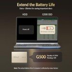 GiGimundo G500 2.5" SATA Solid State Drive 2TB – High-Speed SSD, Durable Lightweight Aluminum, Data Storage Solution for Laptops, Desktops, 2.5 SATA Enclosures - Rose Gold