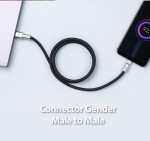 ORDINARY LABS USB-A to USB-C 2.0 Soft Silicone, 4 FT (Perfect for use with Computer Peripherals)
