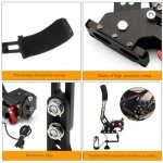 YESHMA 64 Bit USB Handbrake PC Handbrake & Non-Contact Plus Hall Sensor Compatible With G25/27/29/920 T500 T300,Professional Gaming Peripherals using for Racing Games(Black without Clamp)