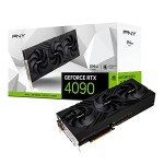 PNY GeForce RTX™ 4090 24GB Verto™ Triple Fan Graphics Card DLSS 3 (384-bit PCIe 4.0, GDDR6X, Supports 4k, Anti-Sag Bracket, HDMI/DisplayPort)