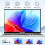 FUNYET 16 Inch Gaming Laptop, Laptop Computer 2025 Windows 11 Pro, 16GB RAM 1TB SSD, Intel 12th Gen N150 Processor(up to 3.6GHz), Backlit Keyboard, FHD 1920 * 1200, Fingerprint Unlock
