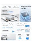 KODLIX GD90 Mini PC, Intel Core i9-12900HK(14C/20T) | 32GB DDR4 RAM 512GB SSD, Mini Desktop Computers, Micro PC Support Triple Display USB-C/HDMI/DP, 2.5Gbps LAN, 5X USB Ports, WiFi6E, BT5.2