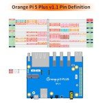 Orange Pi 5 Plus 32GB with 256GB eMMC Rockchip RK3588 8 Core 64 Bit Single Board Computer, 2.4GHz Frequency WiFi Bluetooth Run Orange Pi OS, Android, Debian, Ubuntu (Pi 5 Plus 32G+Case+eMMC+R6+Supply)