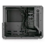 Mechanic Master C34Pro Compact Desktop PC Case with Carry Handle | 360mm AIO Support, ATX/E-ATX (27cm Width), Long GPU Compatibility, Modular Design & Switchable 5-Slot Mode(Elegant Black)