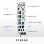 NZXT N9 Z890 - Intel Z890 LGA 1851 ATX Gaming Motherboard for Core Ultra (Series 2) - 20+1+1, DDR5, 5X M.2, PCIe 5.0, Wi-Fi 7, 5GbE, Thunderbolt 4 - RGB, Full-Metal Cover, White PCB