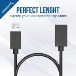 SABRENT USB 3.0 Sharing Switch for Multiple Computers and Peripherals LED Device Indicators + 22AWG 3 Feet USB 3.0 Extension Cable