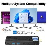 HEIGAOLAP Fanless Mini PC Stick with 4K Support