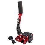 YESHMA 64 Bit USB Handbrake PC Handbrake Compatible With G25/27/29 G920 T500 T300,Professional Gaming Peripherals using for Racing Games(Red without Clamp)