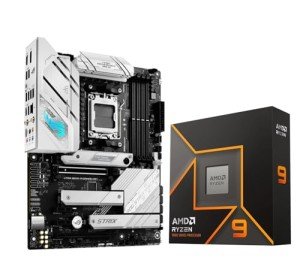 Micro Center AMD Ryzen 9 9900X AM5 CPU Processor Bundle with ASUS ROG Strix B650-A Gaming WiFi 6E AM5 Ryzen 7000 Gaming Motherboard
