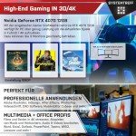 Systemtreff Mini Gaming PC with Intel i5 & RTX 4070