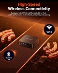 ACEMAGICIAN Mini PC AMD Ryzen 5 7430U, Mini Gaming PC 16GB DDR4 512GB SSD, Mini Computers Micro Desktop PC Support 4K Triple Display/WiFi6/BT5.2/Gaming/Office/Home