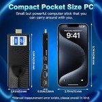 HEIGAOLAP Fanless Mini PC Stick with 4K Support