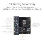 INLAND by Micro Center CPU Motherboard Intel i7-14700K 14th Gen 20-Cores LGA 1700 Desktop Processor with ASUS TUF Gaming Z790-Plus WiFi DDR5 Motherboard