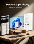 MINISFORUM UM760 Slim Mini PC, AMD Ryzen 5 7640HS Processor Mini Computer(6C/12T, Up to 5.0GHz), 16GB DDR5 RAM & 1TB PCIe 4.0 SSD, Support 8K@60Hz HDMI 2.1/USB4 Output, WIFI6E/BT5.3/Auto Power On
