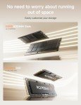 MINISFORUM UM760 Slim Mini PC, AMD Ryzen 5 7640HS Processor Mini Computer(6C/12T, Up to 5.0GHz), 16GB DDR5 RAM & 1TB PCIe 4.0 SSD, Support 8K@60Hz HDMI 2.1/USB4 Output, WIFI6E/BT5.3/Auto Power On