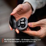 Arctis GameBuds for PlayStation/PC/Switch/Mobile — 2.4GHz + Bluetooth 5.3 Earbuds — Active Noise Cancelling — Mobile App Sound Presets — Water Resistant IP55 — 40H Battery with Qi Charging Case