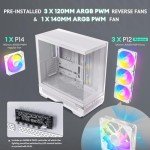 Antec C7 ARGB White Full Tower Case