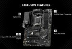 INLAND MSI PRO B650-P WiFi Motherboard with AMD Ryzen 5 7600X 6-Core Desktop Processor (AMD AM5, ATX, DDR5, PCIe 4.0)