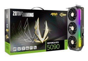 ZOTAC Gaming GeForce RTX 5090 AMP Extreme Infinity DLSS 4 32GB GDDR7 512-bit 28 Gbps PCIE 5.0 Gaming Graphics Card, IceStorm 3.0 Advanced Cooling, Spectra 2.0 ARGB Lighting, ZT-B50900B-10P