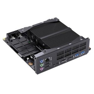 MINISFORUM BD795i SE Mini ITX Motherboard, AMD Ryzen 9 7945HX, 16 C/32 T,Up to 5.4 GHz,PCIe 5.0 x16 Slot, Dual PCIe4.0 M.2 Support, DDR5,8K Triple Output with HDMI/DP/USB-C, RJ45 2.5G, USB 3.2 Gen 2