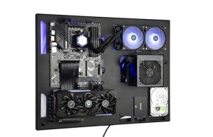 ABK Design, Wall Computer Case - Wall Mount Computer Case - Gaming PC Case - Wall Mount ATX Case - Wall PC Case for PC Gaming - Computer Cases for PC Computer - Pc Case