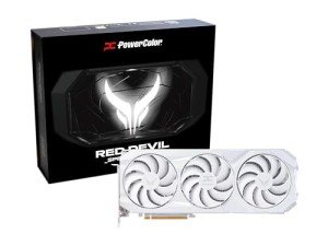 PowerColor Red Devil Spectral White AMD Radeon RX 9070 XT 16GB GDDR6
