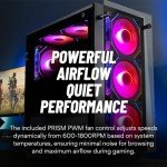 Stratos Micro Business Desktop - Intel 12 Core i7-12700K Processor, 64GB DDR5 RAM, 2TB Gen4 NVMe SSD, WiFi, Intel UHD 770 Graphics, Windows 11 Pro - RGB Professional Computer