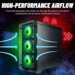 Stratos Micro Business Desktop - Intel 12 Core i7-12700K Processor, 64GB DDR5 RAM, 2TB Gen4 NVMe SSD, WiFi, Intel UHD 770 Graphics, Windows 11 Pro - RGB Professional Computer