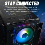 Stratos Micro Business Desktop - Intel 12 Core i7-12700K Processor, 64GB DDR5 RAM, 2TB Gen4 NVMe SSD, WiFi, Intel UHD 770 Graphics, Windows 11 Pro - RGB Professional Computer