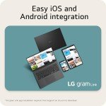 LG gram Pro 17-inch Lightweight Laptop Computer, Intel Evo Edition Powered by Intel Core Ultra7 255H Processor, Windows 11 Home, 32GB RAM, 2TB SSD - Obsidian Black